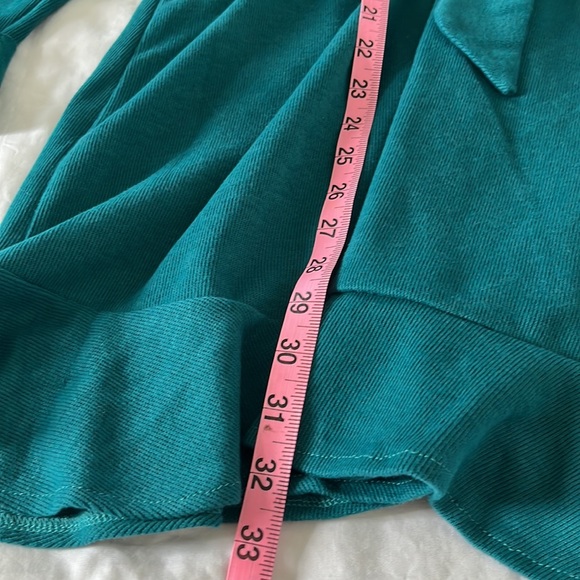 🌷R.Vivimos dress V neck/Esmeralda green color/cotton - Picture 4 of 12